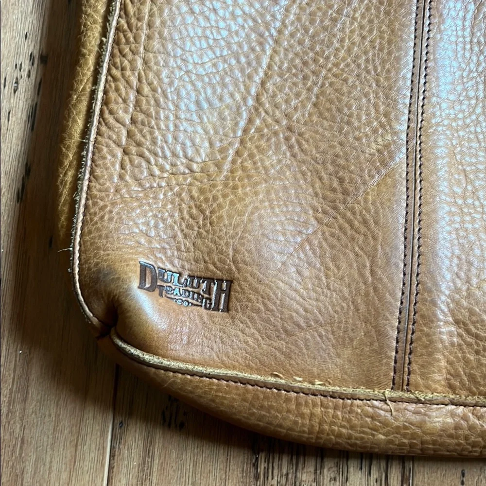 Tan Leather Crossbody Bag - Picture 2 of 4